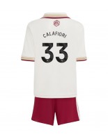 Otroške Nogometnih dresov Arsenal Riccardo Calafiori #33 Tretji 2025-26 Kratki rokavi (+ hlače)